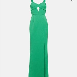 Rebecca Valance green cocktail dress size 8